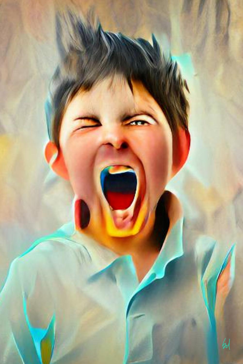 Emotions - Anger 40x60 cm